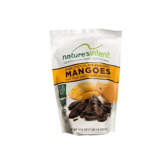 Nature’s Intent Dark Chocolate Covered Dried Fruit - Mangoes 17.6 oz. - ShelHealth.Com