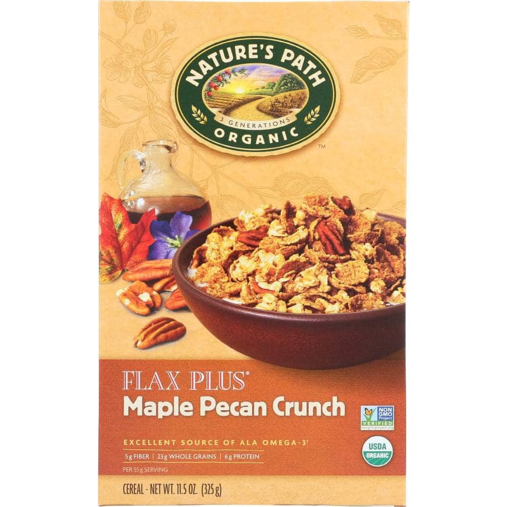Natures Path Natures Path Organic Flax Plus Cereal Maple Pecan Crunch, 11.5 oz