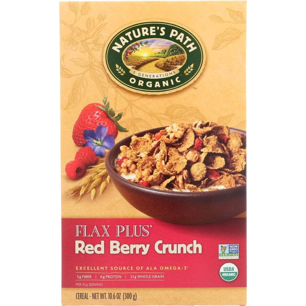 Natures Path Natures Path Organic Flax Plus Red Berry Crunch Cereal, 10.6 oz