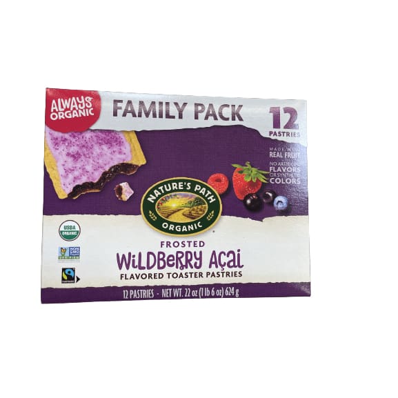 Nature's Path Nature's Path Organic Toaster Pastries, Frosted Wildberry Acai, 12 Ct, 22 Oz