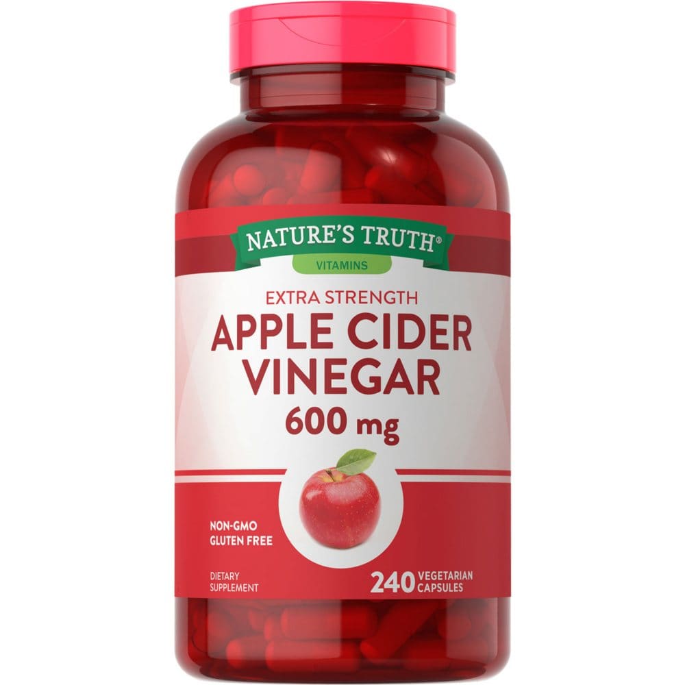 Nature’s Truth Apple Cider Vinegar 600 mg Extra Strength Capsules (240 ct.) - Supplements - Nature’s Truth