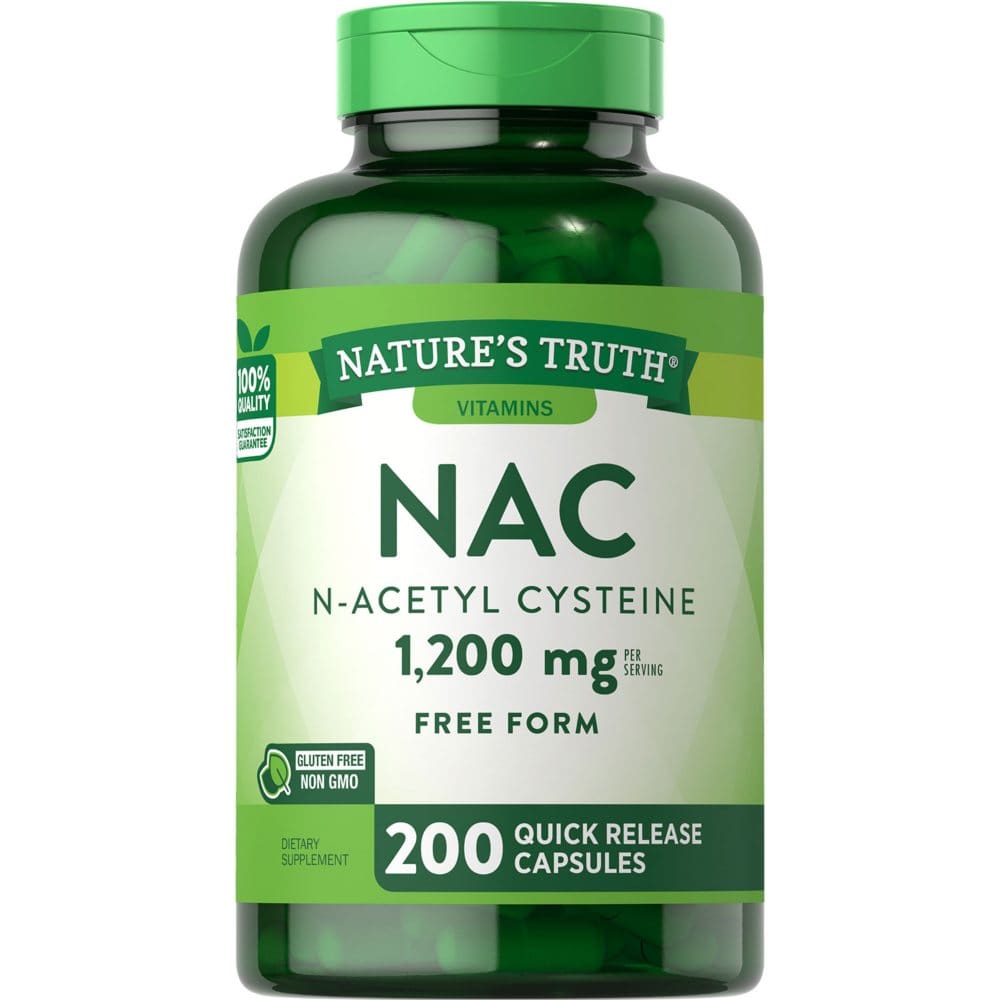 Nature’s Truth NAC 1,200 mg. N-Acetyl Cysteine Quick Release Capsules (200 ct.) - Supplements - Nature’s Truth