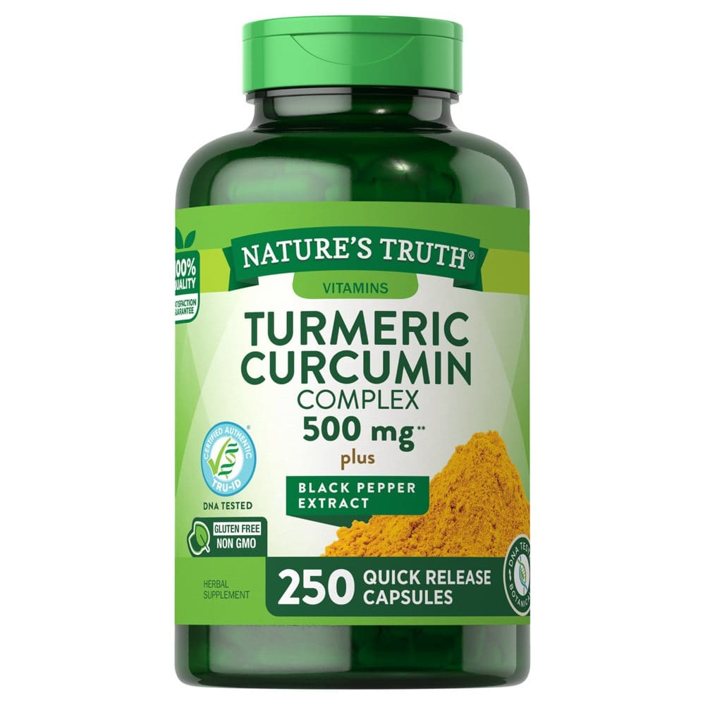 Nature’s Truth Optimal Absorption Turmeric Curcumin Complex 500mg Quick Release Capsule (250 ct.) - Supplements - Nature’s Truth