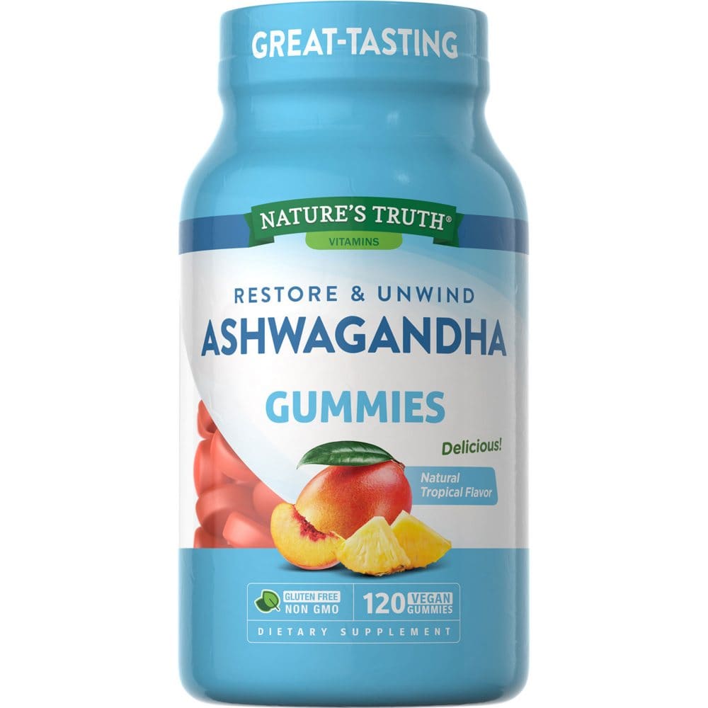 Nature’s Truth Restore and Unwind Tropical Ashwagandha Gummies 500 mg. (120 ct.) - Supplements - Nature’s Truth