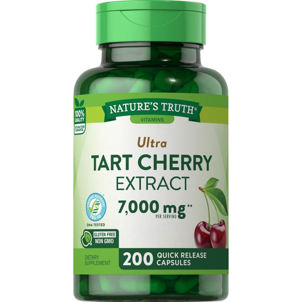 Nature’s Truth Tart Cherry Extract 7,000 mg Quick-Release Capsules (200 ct.) - Supplements - Nature’s Truth