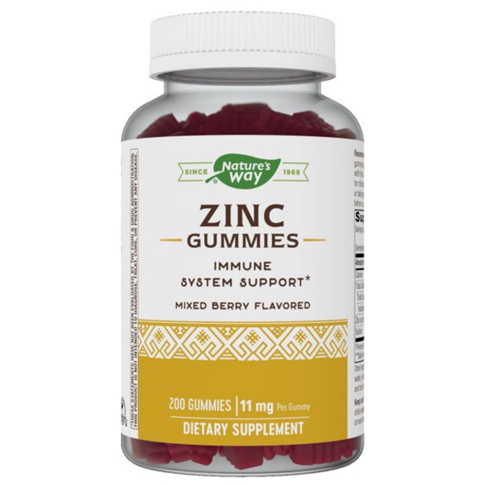 Nature’s Way Zinc Gummies Mixed Berry Flavored (200 ct.) - Multivitamins - Nature’s Way