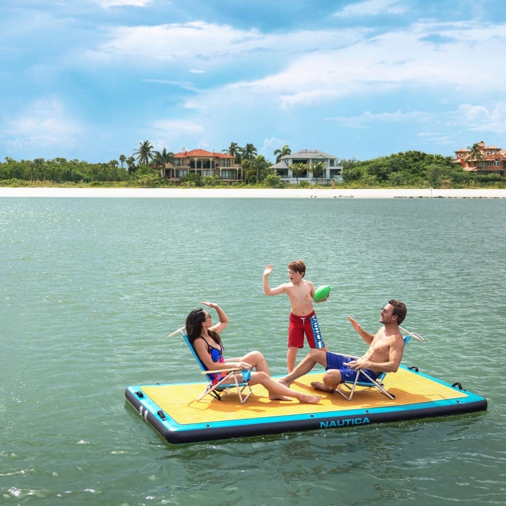 Nautica Lakeside Inflatable Floating Dock | ShelHealth