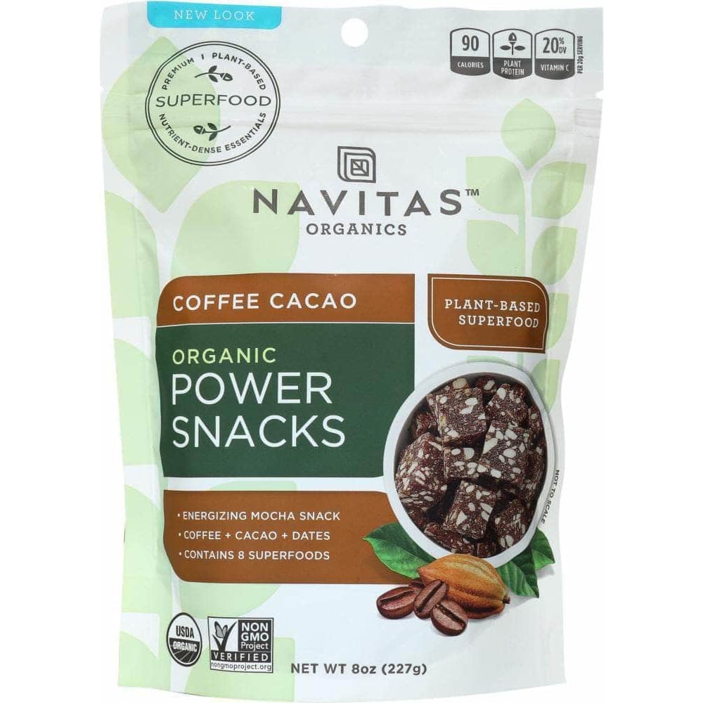 Navitas Navitas Naturals Organic Power Snacks Coffee Cacao, 8 oz