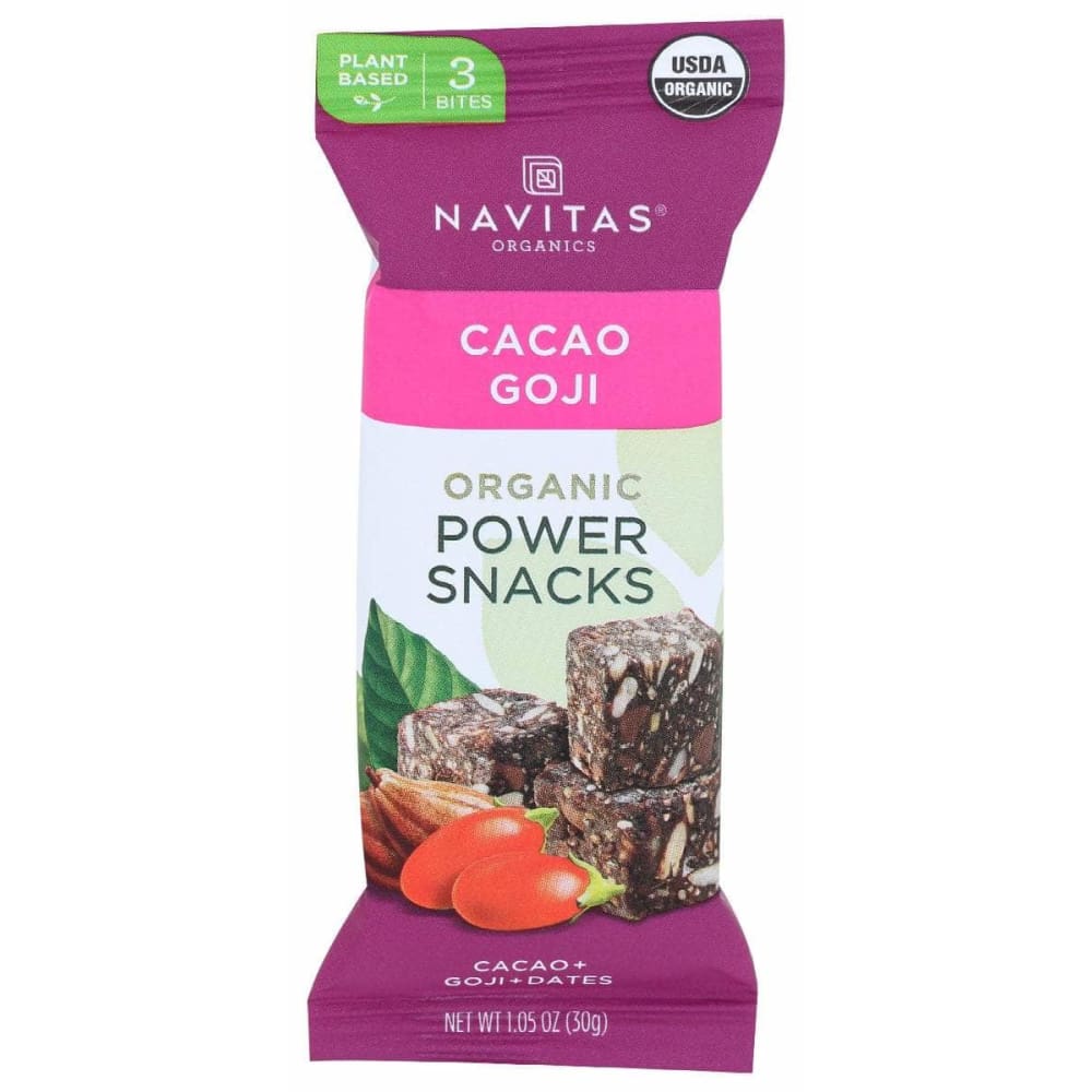 NAVITAS Navitas Organic Power Snacks Cacao Goji, 1.05 Oz