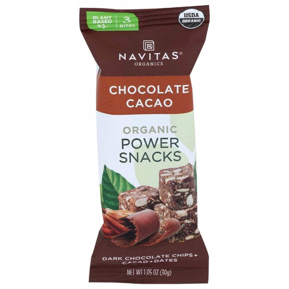 NAVITAS Navitas Organic Power Snacks Chocolate Cacao, 1.05 Oz