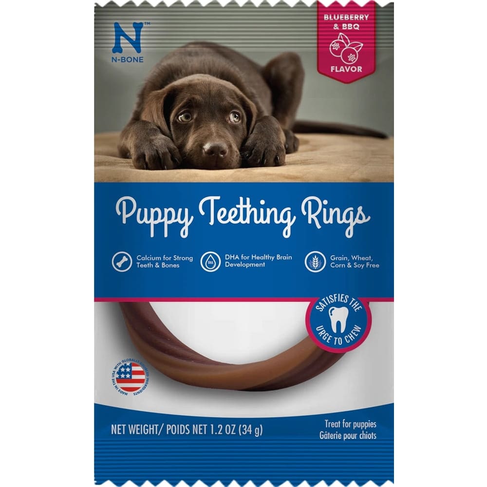 Nbone Dog Teeth Ring Grain Free Bbq Single - Pet Supplies - Nbone