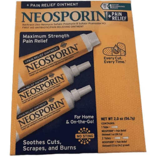 Neosporin Maximum Strength Ointment, 2 Ounces - ShelHealth.Com