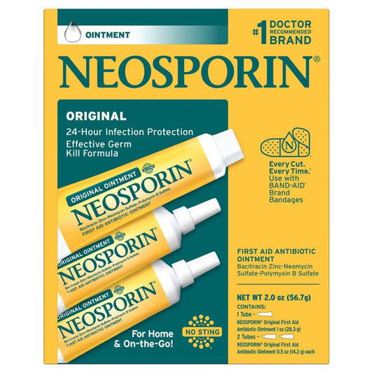 Neosporin Original Ointment (1 oz. tube +.5 oz. tube 2 pk.) - HSA & FSA - Medicine Cabinet - Neosporin
