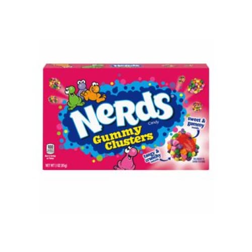NERDS (GUMMY CLUSTERS) Sweet & Gummy Candies 3 oz. (85 g.) - NERDS