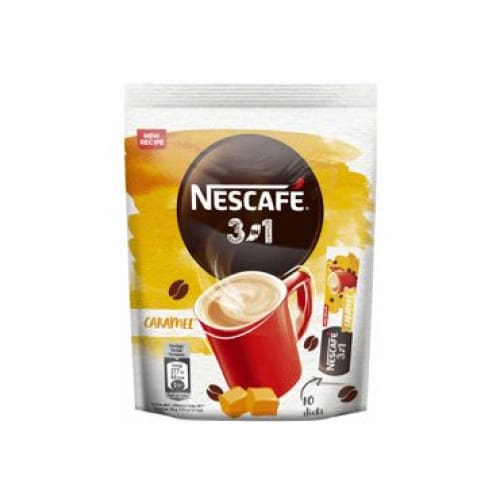 Nescafe 3in1 Instant Caramel Coffee Drink 5.64 oz. (160 g.) - Nescafe