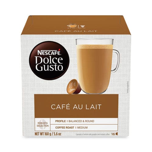 NESCAFÉ Dolce Gusto Capsules Cafe Au Lait 16/box - Food Service - NESCAFÉ® Dolce Gusto®