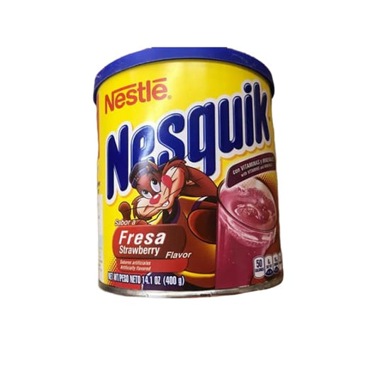 Nesquik Strawberry Flavored Powder, 14.1 oz - ShelHealth.Com