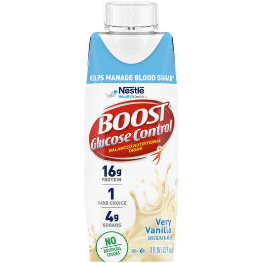 Nestle Boost Glucose Control Very Vanilla 8Oz Case of 24 - Item Detail - Nestle