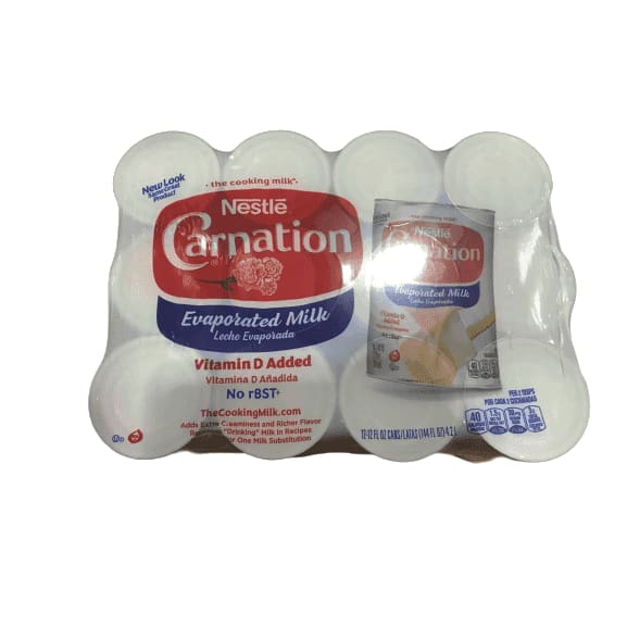 Nestle Carnation Evaporated Milk, 12 FL. OZ. - 12 Count - ShelHealth.Com