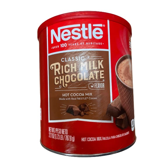 Nestlé Nestle Hot Cocoa Rich Milk Chocolate Flavored Mix Powder, 27.7 OZ Canister 27.7 oz.