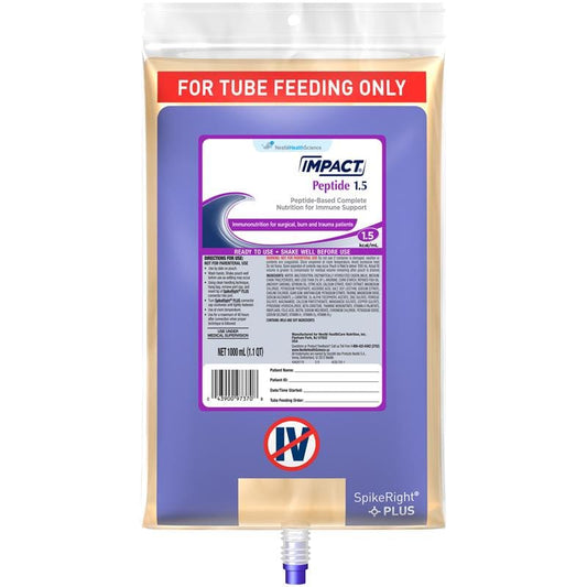 Nestle Impact Peptide 1.5 Spikeright Plu 1000Ml Case of 6 - Nutrition >> Nutritionals - Nestle