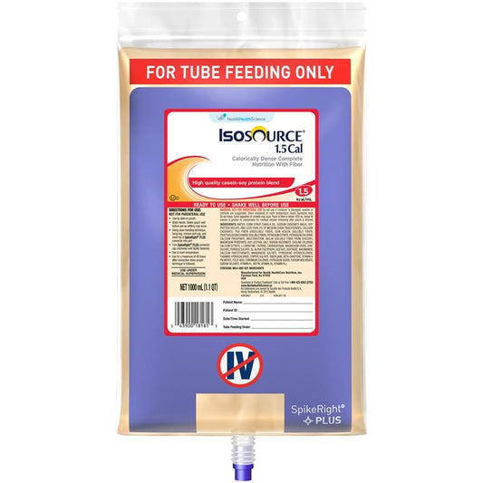 Nestle Isosource 1.5 Spikeright Plus 1000Ml Case of 6 - Nutrition >> Nutritionals - Nestle