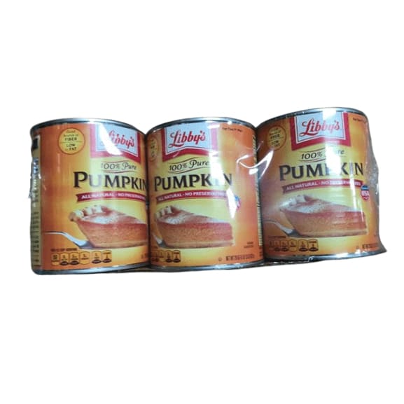 Nestle LIBBY'S 100% Pure Canned Pumpkin Puree, 29 oz. Can (Pack of 3) - ShelHealth.Com