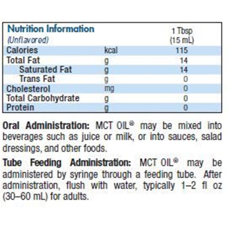 Nestle Mct Oil 1 Qt Case of 6 - Nutrition >> Nutritional Supplements - Nestle