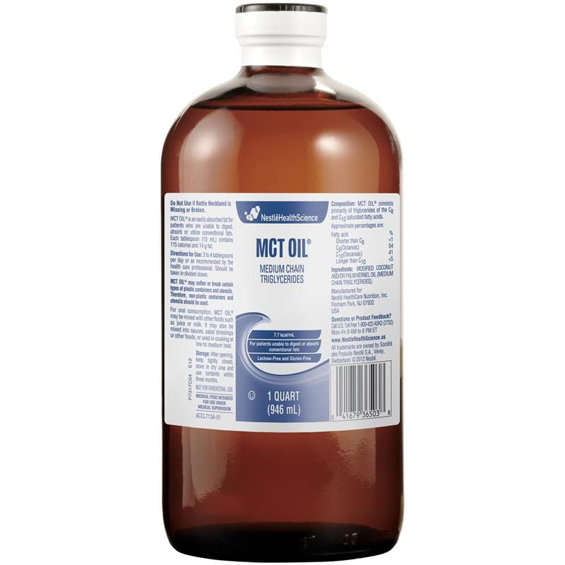 Nestle Mct Oil 1 Qt Case of 6 - Nutrition >> Nutritional Supplements - Nestle