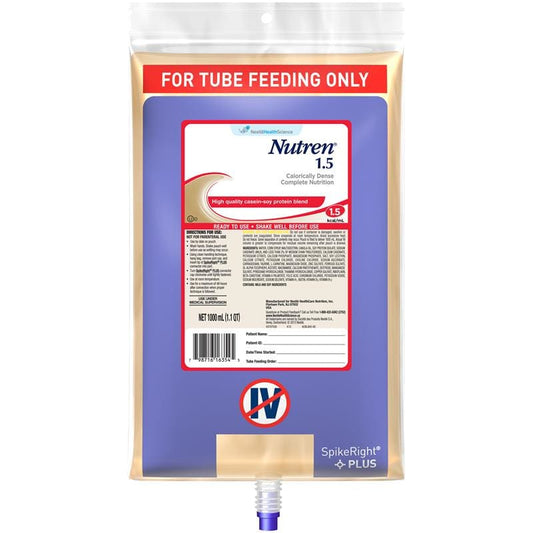 Nestle Nutren 1.5 Spikeright Plus 1000Ml Case of 6 - Nutrition >> Nutritionals - Nestle