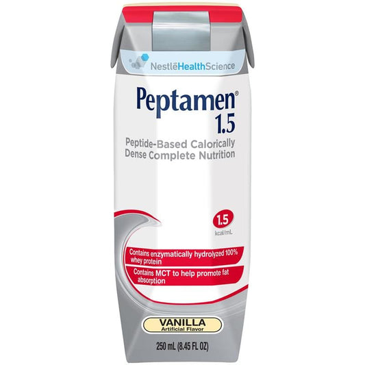 Nestle Peptamen 1.5 Vanilla 8Oz Case of 24 - Nutrition >> Nutritionals - Nestle
