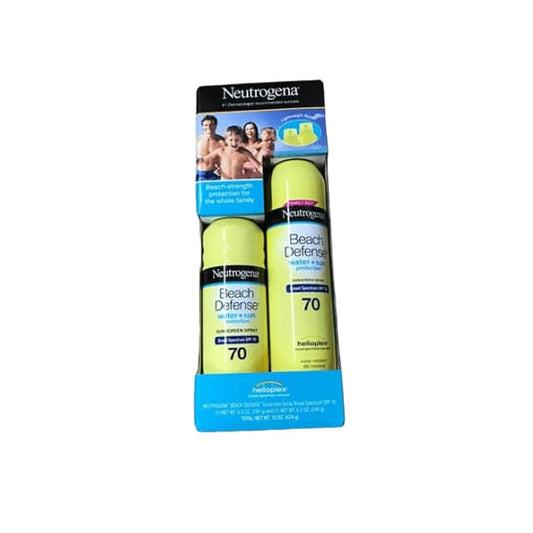 Neutrogena Neutrogena Beach Defense Sunscreen SPF 70 Spray, 6.5 oz. & 8.5 oz.