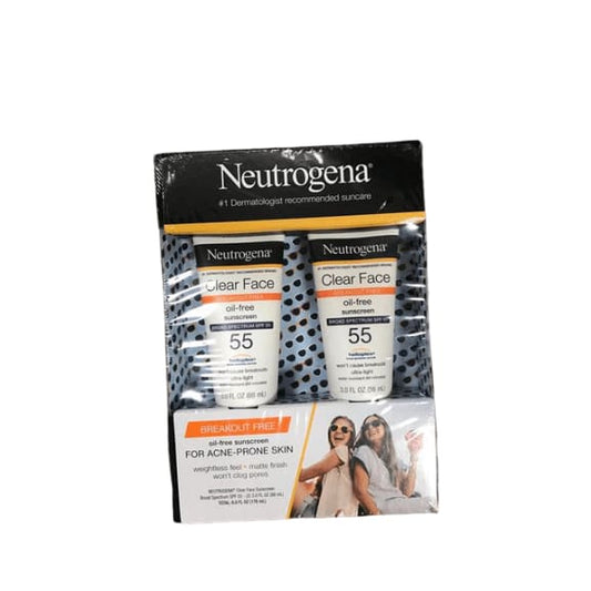 Neutrogena Clear Face Liquid Lotion Sunscreen, 2 pk. - ShelHealth.Com