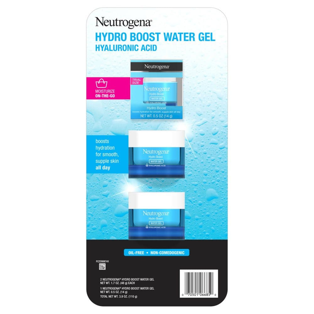 Neutrogena Hydro Boost Water Gel Moisturizer (1.7 oz. 2 pk. + 0.5 oz.) - Skin Care - Neutrogena Hydro