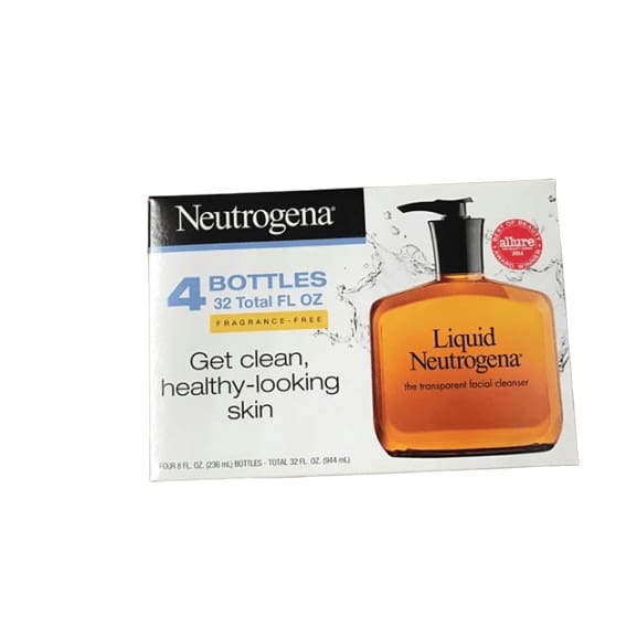 Neutrogena Liquid Facial Cleansing Formula, 4 pk./8 fl. oz. - ShelHealth.Com