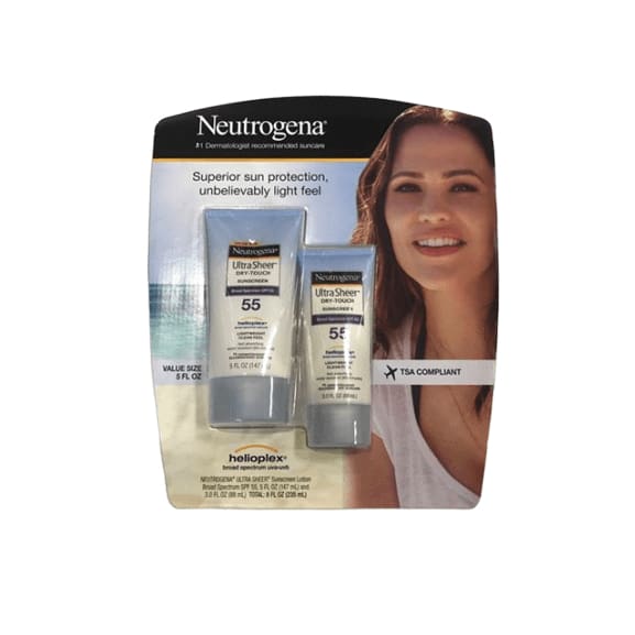 Neutrogena Ultra Sheer Dry-Touch Sunscreen Broad Spectrum SPF 55, 8 fl. oz. - ShelHealth.Com