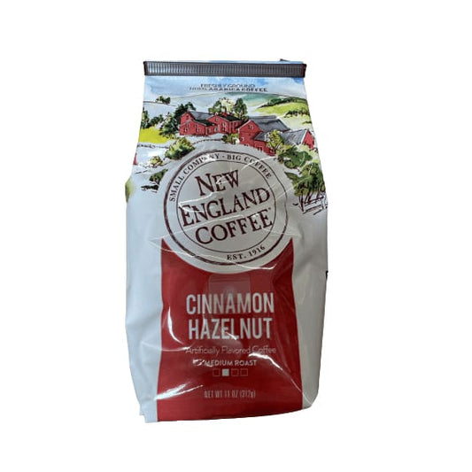 New England New England Coffee Cinnamon Hazelnut Ground Coffee, 11 Oz.