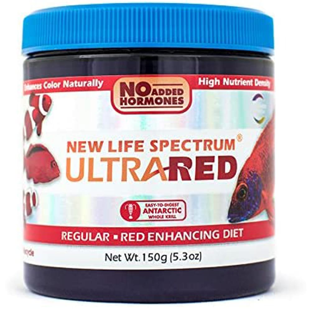 New Life Spectrum UltraRED Pellets Fish Food 5.3 oz Regular - Pet Supplies - New Life