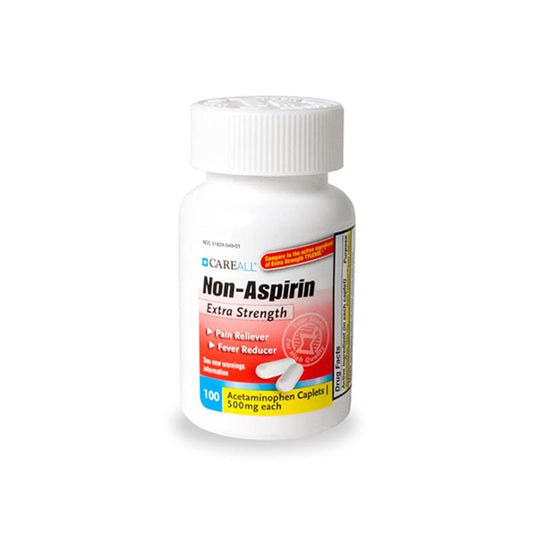 New World Imports Apap 500Mg Caplets Bt100 Ex-Strength Box of 100 (Pack of 5) - Over the Counter >> Pain Relief - New World Imports