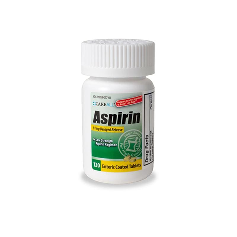 New World Imports Aspirin Low Dose 81Mg Ec Bt120 Box of 120 (Pack of 6) - Over the Counter >> Pain Relief - New World Imports