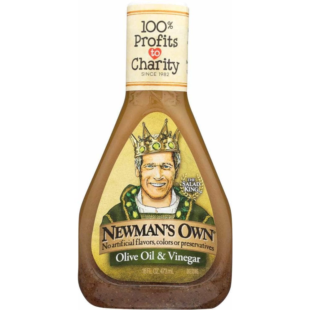 Newmans Own Newman's Own Olive Oil & Vinegar Salad Dressing, 16 oz