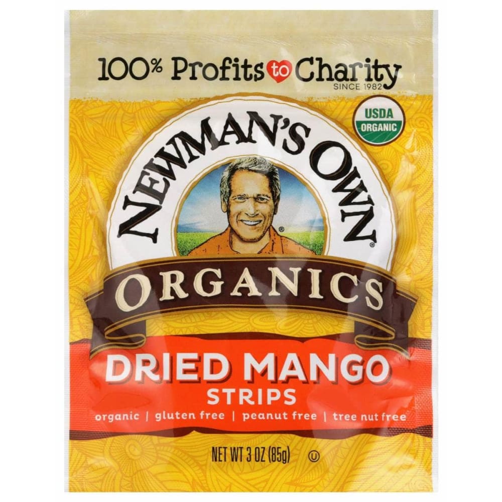 NEWMANS OWN ORGANIC Newmans Own Organic Dried Mango Strips Organic, 3 Oz
