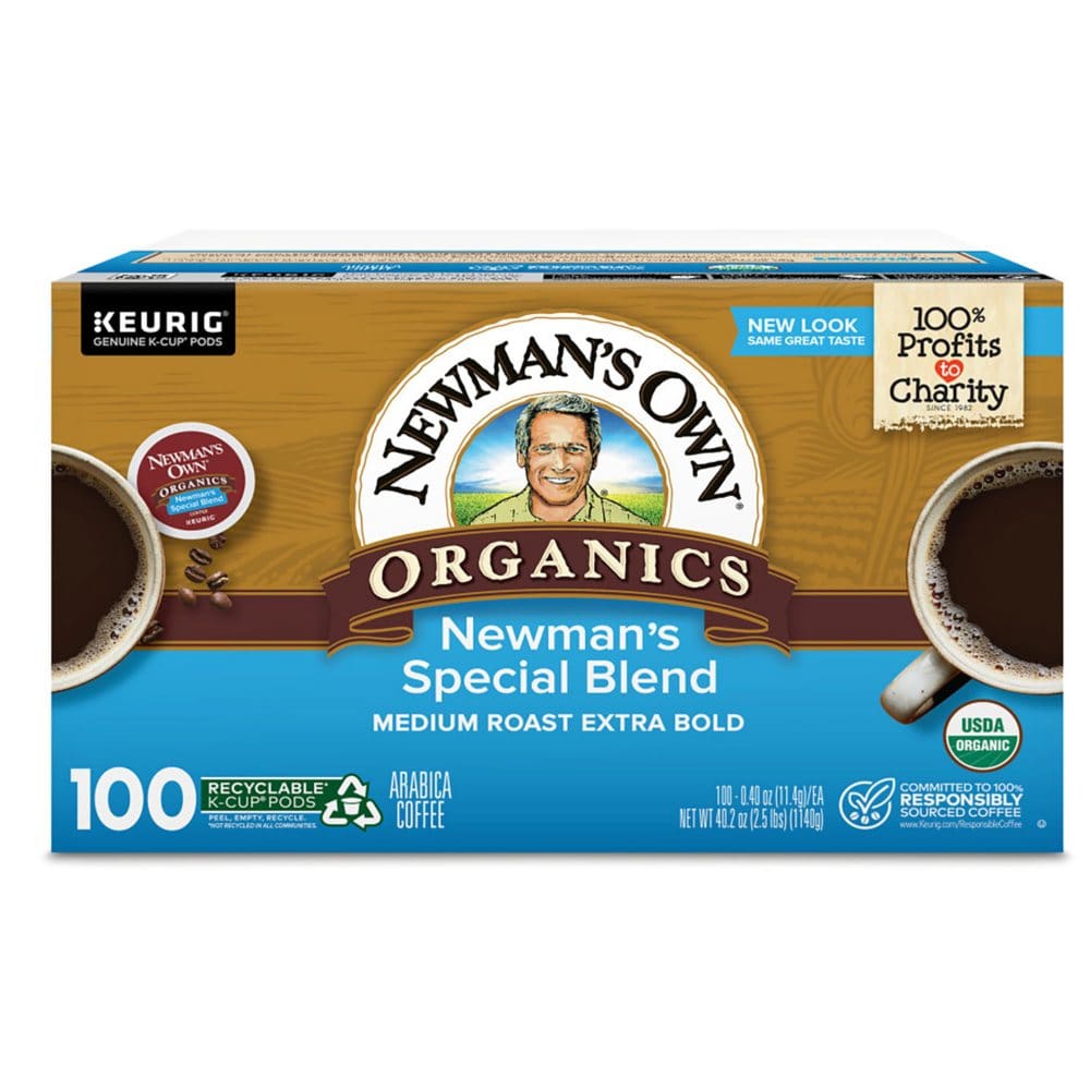 Newman’s Own Organics Coffee K-Cup Pods Special Blend (100 ct.) - Coffee Tea & Cocoa - Newman’s Own