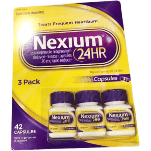 Nexium 24HR Acid Reducer, 20mg, 42 Count - ShelHealth.Com