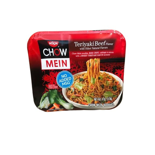 Nissin Chow Mein Noodles Teriyaki Beef, 4 oz - ShelHealth.Com