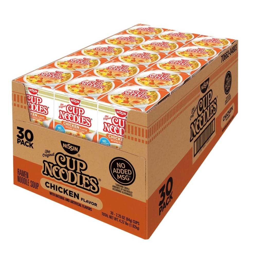 Nissin Cup Noodles Chicken Flavor (2.25 oz. 30 ct.) - Canned Foods & Goods - Nissin Cup