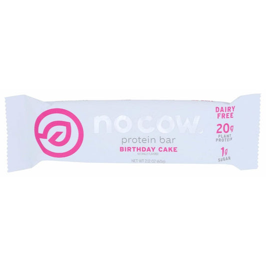 NO COW BAR NO COW BAR Birthday Cake Protein Bar, 2.12 oz