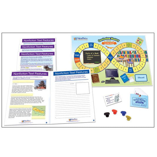 Nonfiction Text Features Grades 3-5 Learning Center - Activities - Newpath Learning