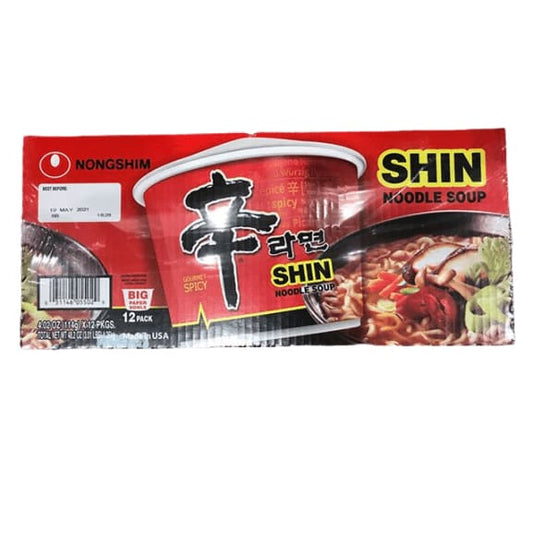 NongShim Shin Big Bowl, 12 x 4.02 oz - ShelHealth.Com
