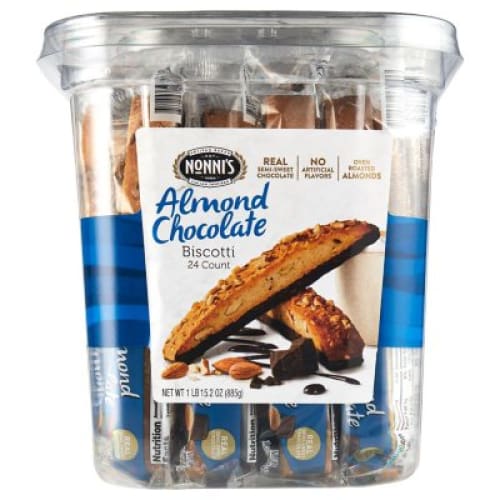 Nonni’s Almond Chocolate Biscotti (31.2 oz. 24 ct.) - Nonni’s